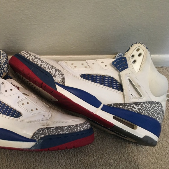 Jordan Spizike CUSTOM True Blues Size 11.5 - Picture 2 of 12